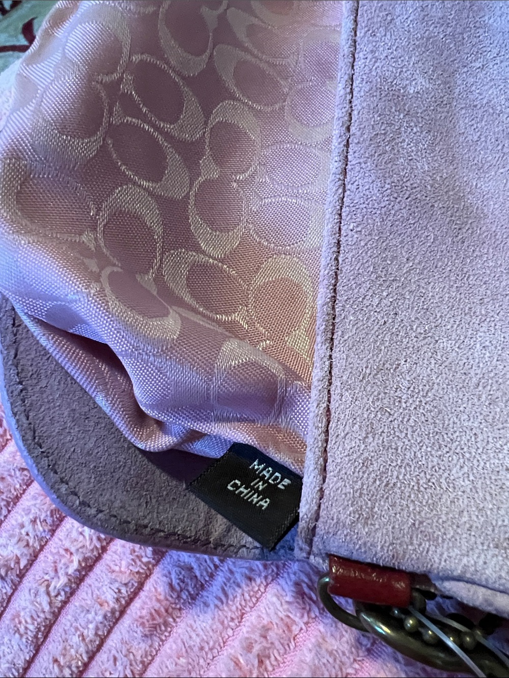 Coach Y2K SoHo Suede Wristlet - Picture 14 of 16